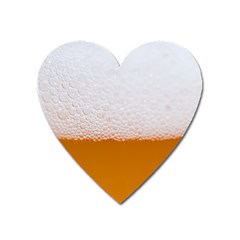 Beer Foam Bubbles Alcohol Glass Heart Magnet by pakminggu