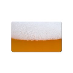 Beer Foam Bubbles Alcohol Glass Magnet (name Card) by pakminggu