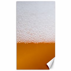 Beer Foam Bubbles Alcohol Glass Canvas 40  X 72  by pakminggu