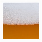 Beer Foam Bubbles Alcohol Glass Medium Glasses Cloth (2 Sides) Front