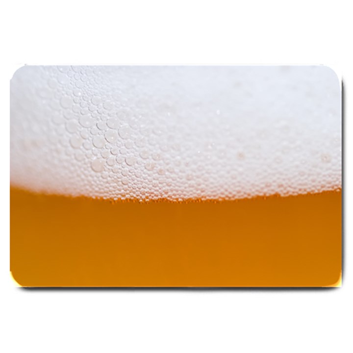 Beer Foam Bubbles Alcohol Glass Large Doormat