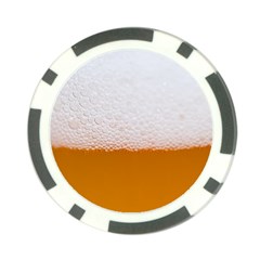 Beer Foam Bubbles Alcohol Glass Poker Chip Card Guard by pakminggu