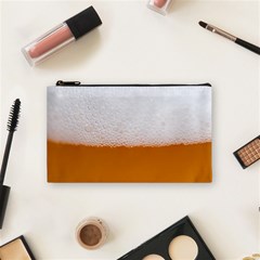 Beer Foam Bubbles Alcohol Glass Cosmetic Bag (small) by pakminggu