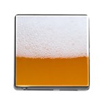 Beer Foam Bubbles Alcohol Glass Memory Card Reader (Square 5 Slot) Front