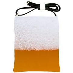 Beer Foam Bubbles Alcohol Glass Shoulder Sling Bag by pakminggu