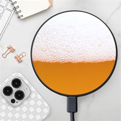 Beer Foam Bubbles Alcohol Glass Wireless Fast Charger(black) by pakminggu