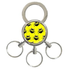 Cats Heads Pattern Design 3-ring Key Chain by pakminggu