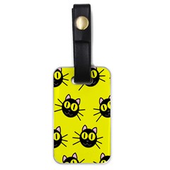 Cats Heads Pattern Design Luggage Tag (one Side) by pakminggu