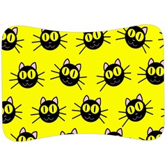 Cats Heads Pattern Design Velour Seat Head Rest Cushion by pakminggu