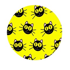 Cats Heads Pattern Design Mini Round Pill Box (pack Of 5) by pakminggu