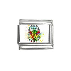 Brain Mind Psychology Idea Hearts Italian Charm (9mm) by pakminggu