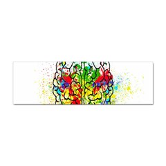 Brain Mind Psychology Idea Hearts Sticker (bumper) by pakminggu