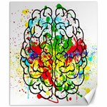 Brain Mind Psychology Idea Hearts Canvas 8  x 10  8.15 x9.66  Canvas - 1