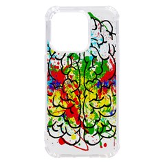 Brain Mind Psychology Idea Hearts Iphone 14 Pro Tpu Uv Print Case