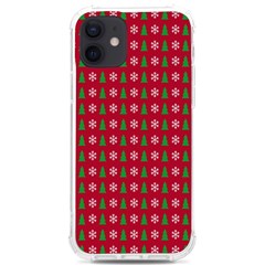 Snowflake Christmas Tree Pattern Iphone 12/12 Pro Tpu Uv Print Case by pakminggu