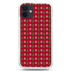 Snowflake Christmas Tree Pattern Iphone 12 Mini Tpu Uv Print Case	 by pakminggu