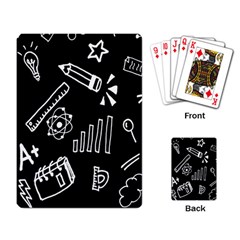 Knowledge Drawing Education Science Playing Cards Single Design (rectangle)