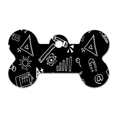 Knowledge Drawing Education Science Dog Tag Bone (one Side) by pakminggu