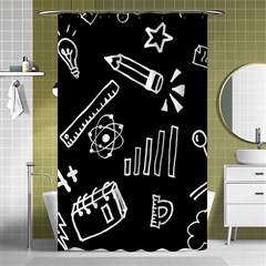 Knowledge Drawing Education Science Shower Curtain 48  X 72  (small)  by pakminggu