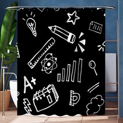 Knowledge Drawing Education Science Shower Curtain 60  X 72  (medium)  by pakminggu