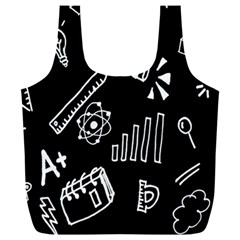 Knowledge Drawing Education Science Full Print Recycle Bag (xxxl) by pakminggu