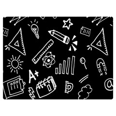 Knowledge Drawing Education Science Premium Plush Fleece Blanket (extra Small) by pakminggu