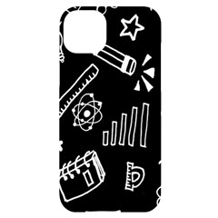 Knowledge Drawing Education Science Iphone 14 Plus Black Uv Print Case by pakminggu