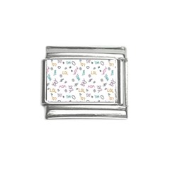 Doodle Pattern Italian Charm (9mm)