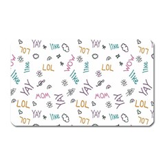 Doodle Pattern Magnet (rectangular) by pakminggu