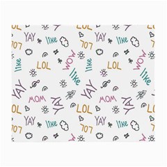 Doodle Pattern Small Glasses Cloth (2 Sides)