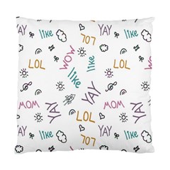 Doodle Pattern Standard Cushion Case (one Side) by pakminggu