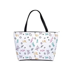 Doodle Pattern Classic Shoulder Handbag