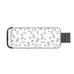 Doodle Pattern Portable USB Flash (Two Sides) Front