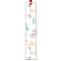 Doodle Pattern Large Book Marks