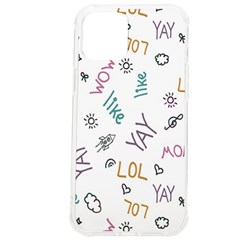 Doodle Pattern Iphone 12 Pro Max Tpu Uv Print Case