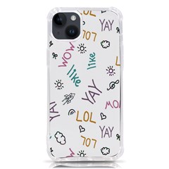 Doodle Pattern Iphone 14 Plus Tpu Uv Print Case