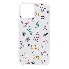 Doodle Pattern Iphone 13 Mini Tpu Uv Print Case