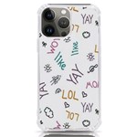 Doodle Pattern iPhone 13 Pro Max TPU UV Print Case Front