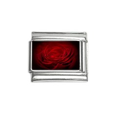 Rose Red Rose Red Flower Petals Waves Glow Italian Charm (9mm) by pakminggu