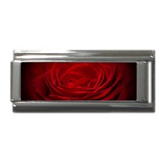 Rose Red Rose Red Flower Petals Waves Glow Superlink Italian Charm (9mm) by pakminggu