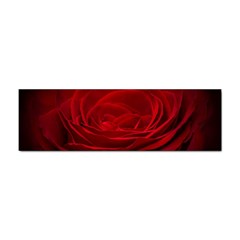 Rose Red Rose Red Flower Petals Waves Glow Sticker Bumper (10 Pack) by pakminggu