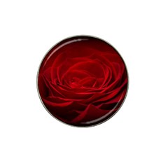 Rose Red Rose Red Flower Petals Waves Glow Hat Clip Ball Marker by pakminggu