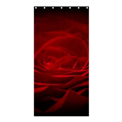 Rose Red Rose Red Flower Petals Waves Glow Shower Curtain 36  X 72  (stall)  by pakminggu