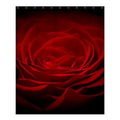 Rose Red Rose Red Flower Petals Waves Glow Shower Curtain 60  X 72  (medium)  by pakminggu