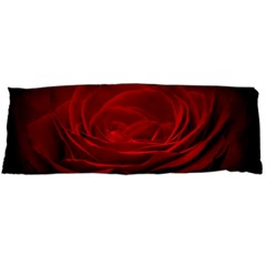 Rose Red Rose Red Flower Petals Waves Glow Body Pillow Case (dakimakura) by pakminggu