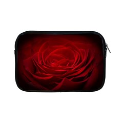 Rose Red Rose Red Flower Petals Waves Glow Apple Ipad Mini Zipper Cases by pakminggu