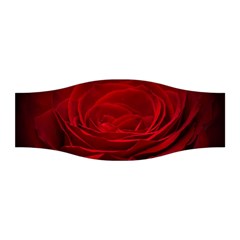 Rose Red Rose Red Flower Petals Waves Glow Stretchable Headband by pakminggu