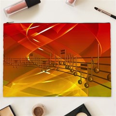 Music Notes Melody Note Sound Cosmetic Bag (xxl) by pakminggu