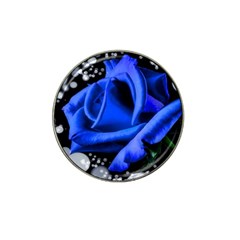 Blue Rose Roses Bloom Blossom Hat Clip Ball Marker (4 Pack) by pakminggu