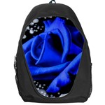 Blue Rose Roses Bloom Blossom Backpack Bag Front